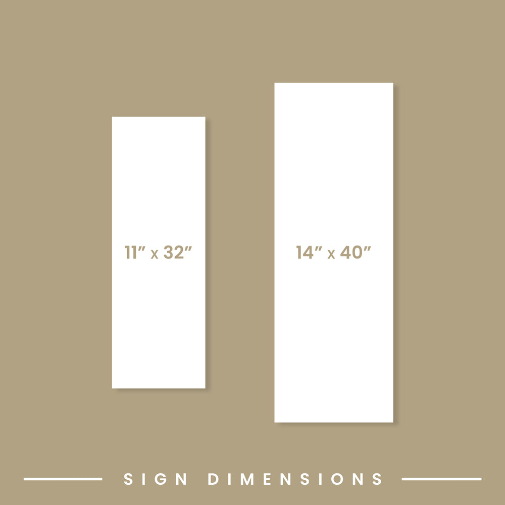 Wood Sign Dimensions